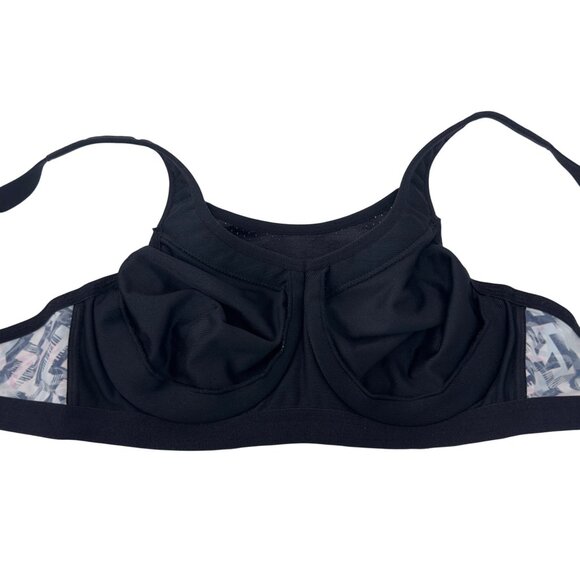 Glamorise Womens Plus Size 36C MagicLift Adjustable Support Sport Bra Multicolor - Picture 8 of 15